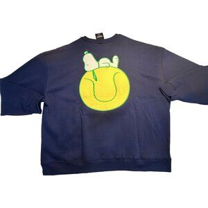 Snoopy Peanuts Racquet Club Tennis Sweatshirt Size XXL